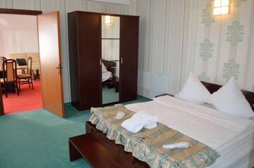 Фото номера Люкс с 2 спальнями и кроватью размера &quot;queen-size&quot; Отель Hotel Rusu г. Петрошани 9