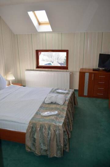 Фото номера Люкс с 2 спальнями и кроватью размера &quot;queen-size&quot; Отель Hotel Rusu г. Петрошани 11