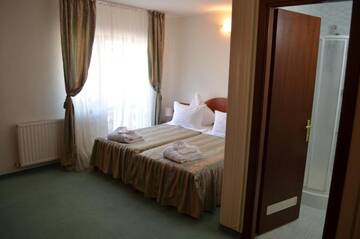 Фото номера Двухместный номер с 1 кроватью Отель Hotel Rusu г. Петрошани 16