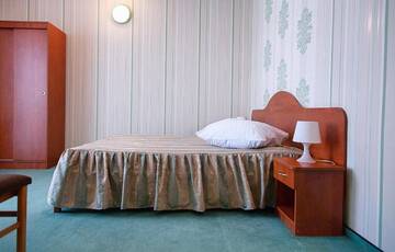 Фото номера Улучшенный двухместный номер с 2 отдельными кроватями Отель Hotel Rusu г. Петрошани 2